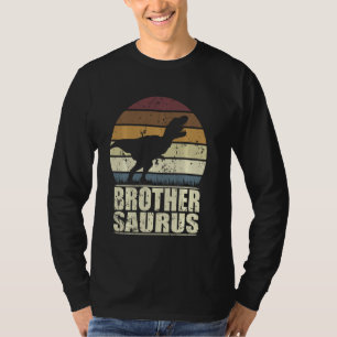 Brothersaurus Rex Family Dinosaur T Rex Dino Broth T-Shirt