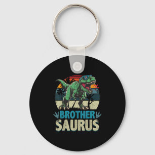Brothersaurus T Rex Dinosaur Brother Saurus Family Key Ring