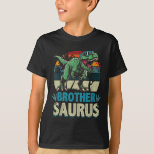 Brothersaurus T Rex Dinosaur Brother Saurus Family T-Shirt