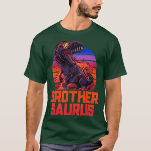 Brothersaurus T-Rex Shirt Brother Saurus Retro