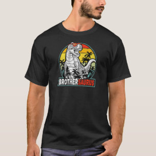 Brothersaurus Vintage T Rex Dinosaur Big Brother S T-Shirt