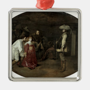 Brought Before the Captain Metal Tree Decoration