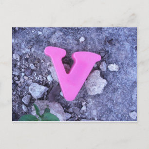 Brought to you by the letter V Postcard