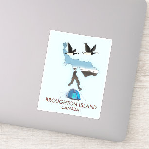 Broughton island Canada Travel map