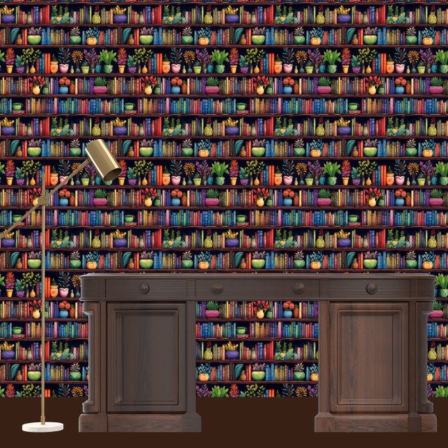 Broussard Bookshelves Wallpaper (Creator Uploaded)