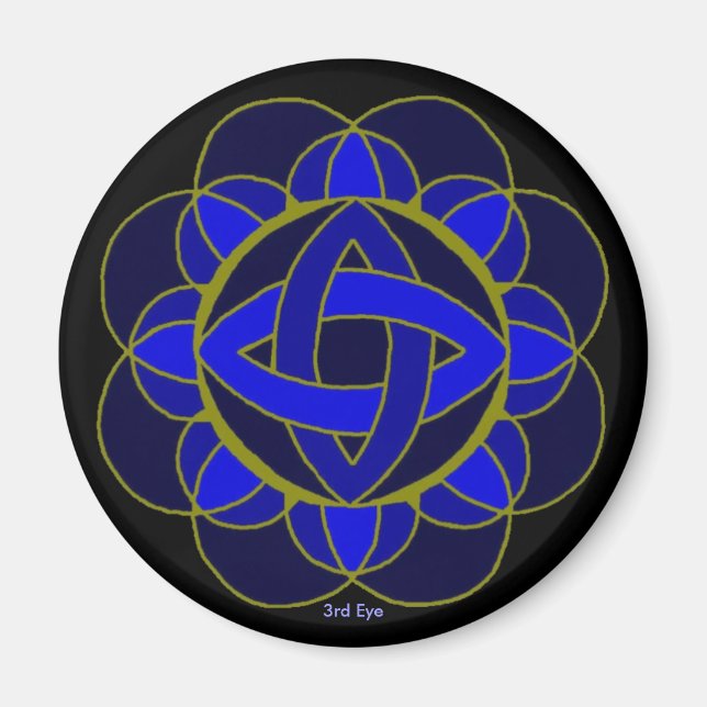"Brow (3rd Eye) Chakra" Magnet (Front)