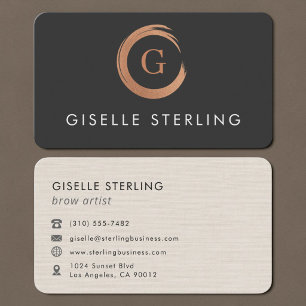 Brow Artist Business Card