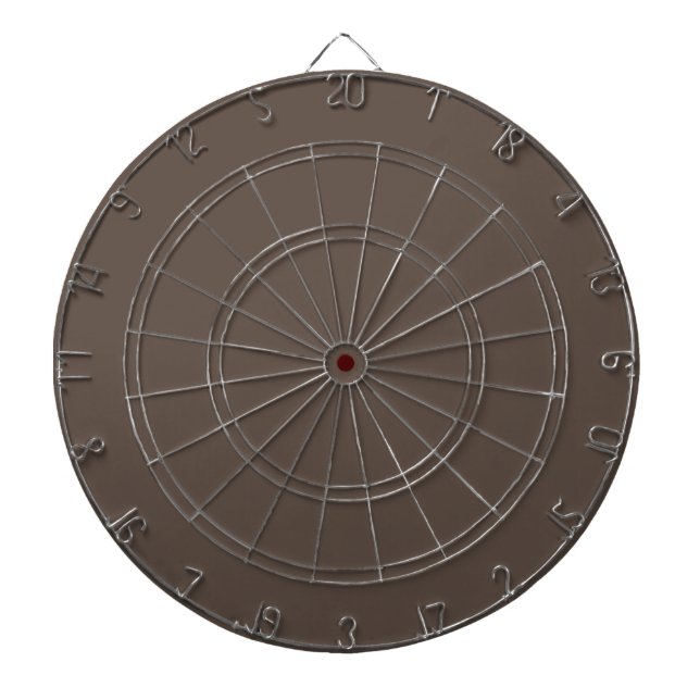 Brown #5E4E44, Liver Dartboard (Front)