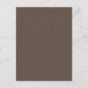 Brown #5E4E44, Liver Holiday Postcard