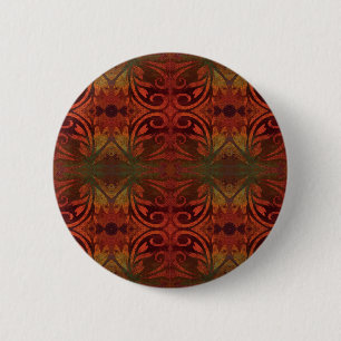 brown 6 cm round badge