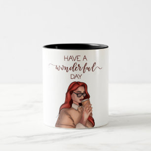 Brown Aesthetic Girl Inspiration Mug