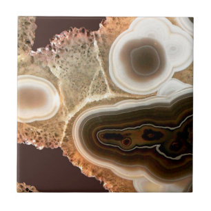 Brown Agate Ceramic Tile