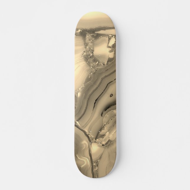 Brown Agate Skateboard (Front)