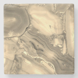 Brown Agate Stone Coaster