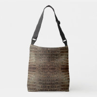 Brown Alligator Leather