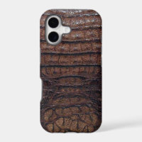 Brown Alligator Skin