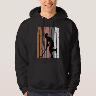 Brown Amor Hockey Motivational Girls Teen Teenager Hoodie