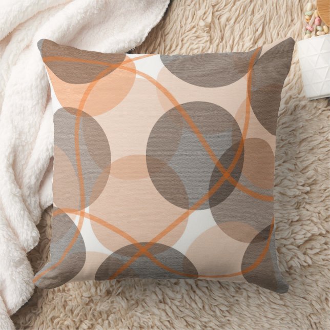 Brown and Beige Tones  Cushion (Blanket)