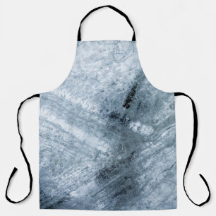 Brown and black abstract painting apron