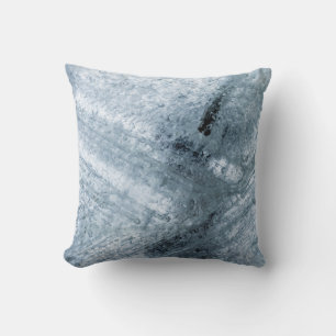 Brown and black abstract painting cushion