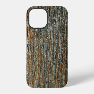 Brown and black abstract painting iPhone 12 case