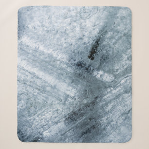 Brown and black abstract painting sherpa blanket