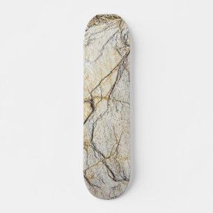 Brown and Black Textured Mable Stone Skateboard