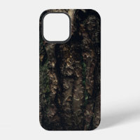 Brown and black tree trunk