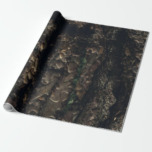 Brown and black tree trunk wrapping paper