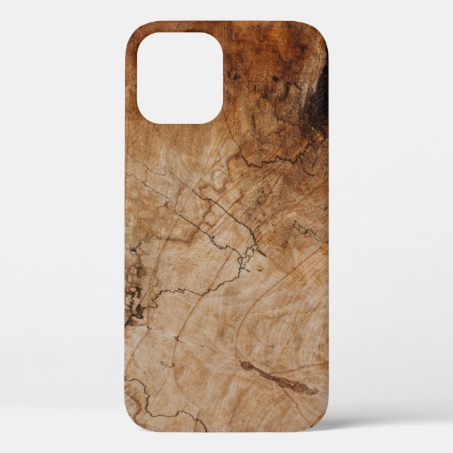 Brown and black wooden surface Case-Mate iPhone case (Back)
