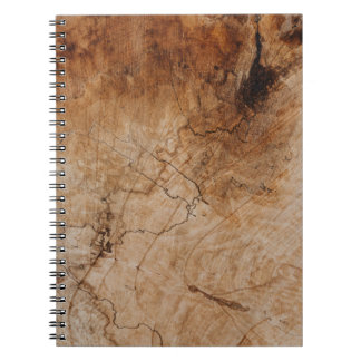 Brown and black wooden surface notebook