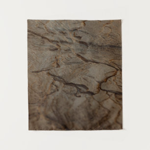 Brown and black wooden surface tapestry