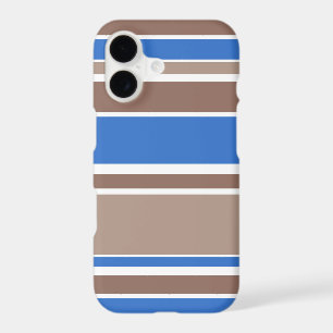 Brown and blue stripes