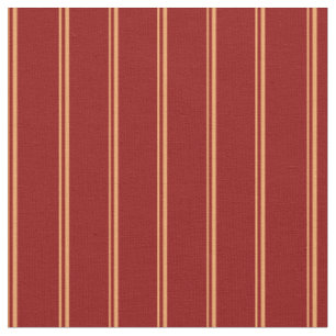 Brown and Dark Red Coloured Lined Pattern Fabric