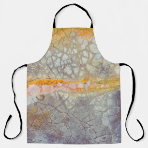 Brown and gray concrete surface apron