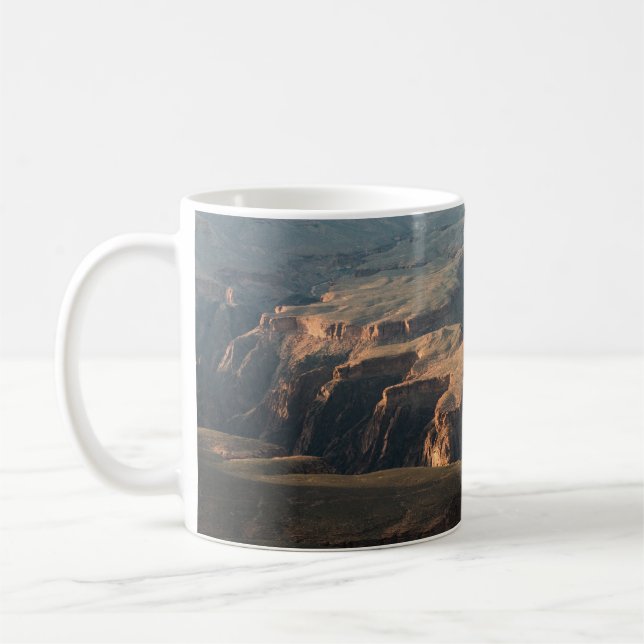 BROWN AND GRAY ROCK FORMATION COFFEE MUG (Left)