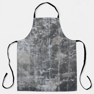 Brown and grey panel apron