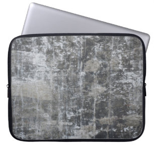 Brown and grey panel laptop sleeve