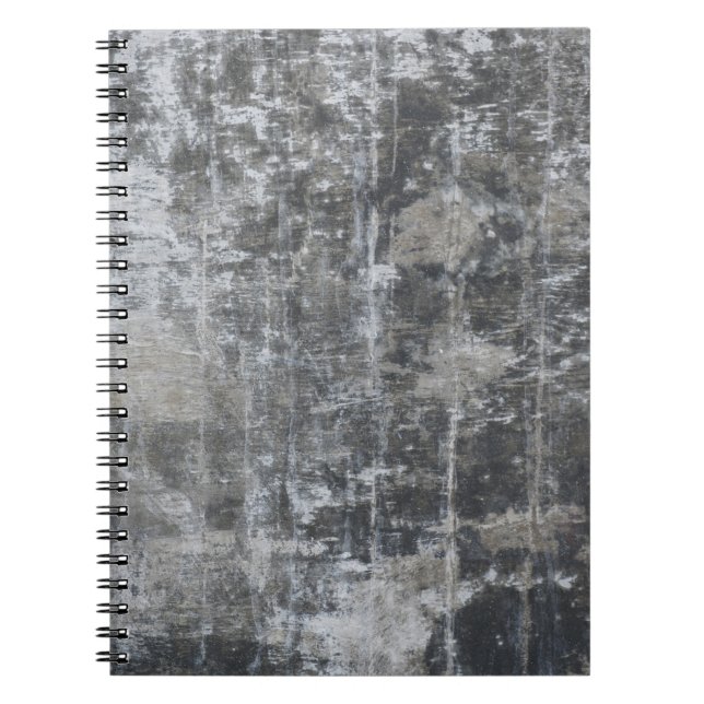 Brown and grey panel notebook (Front)
