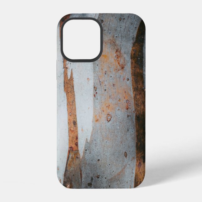 Brown and grey tree trunk iPhone case (Back)