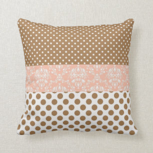 Brown and Pink Cushion