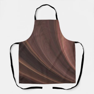 Brown And Pink Soft Sand Waves Apron