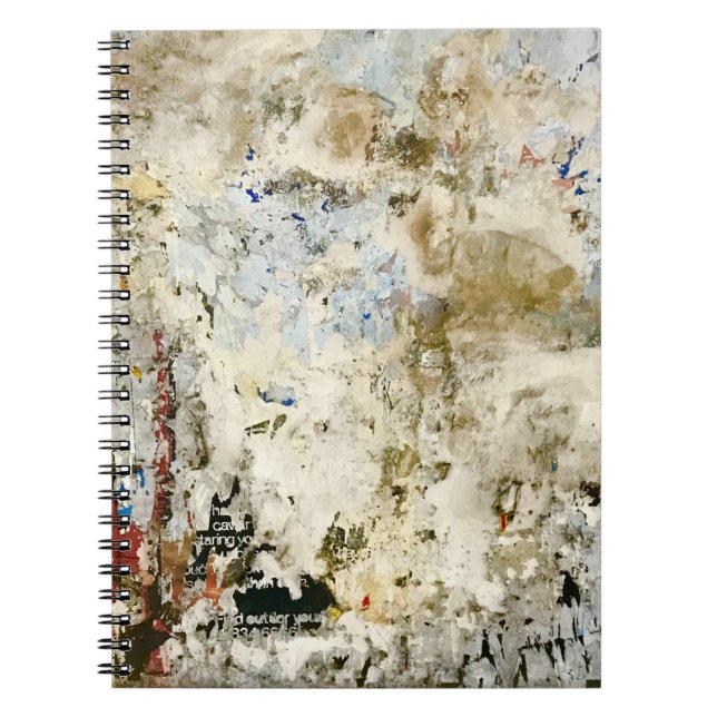 Brown and red wallpaper notebook (Front)