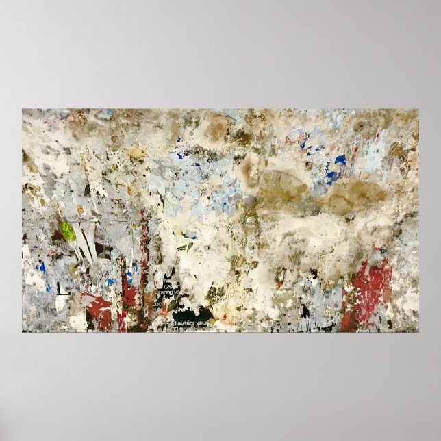 Brown and red wallpaper poster (Front)