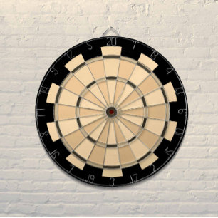 Brown and Tan Combo Stack Regulation Dart Board