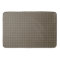 Brown and Taupe Gingham Check Print Bath Mat