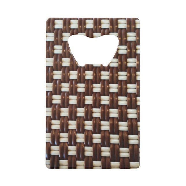 Brown and White Basket Weave (Front)