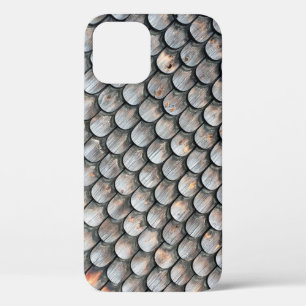 Brown and white ceramic tile iPhone 12 case