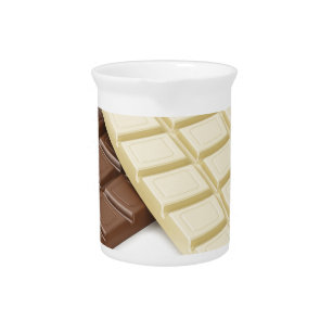 Brown White Tableware Bars brown and white chocolate bars pitcher