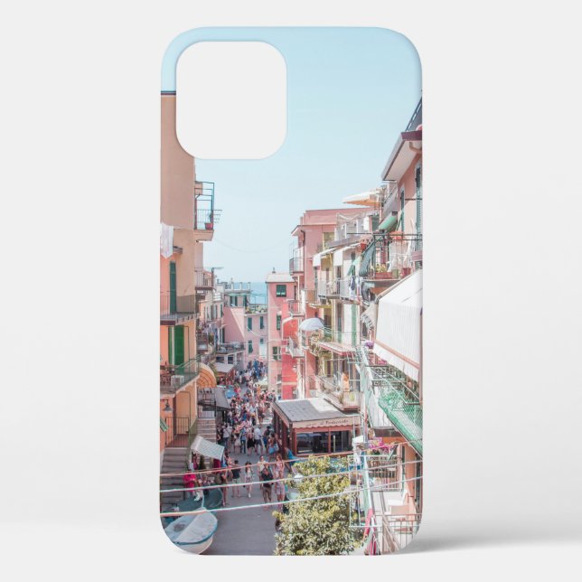 BROWN AND WHITE CONCRETE BUILDINGS Case-Mate iPhone CASE (Back)